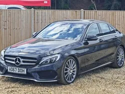 Black Used 2017 Mercedes C250 AMG line Sedan | £15,600 (Fair price)