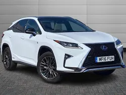 F sport white Used 2016 Lexus RX450h Sport Line SUV | £22,999 (Expensive)