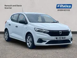 Solid glacier white Used 2022 Dacia Sandero Essentiel Hatchback | £10,000 (Fair price)