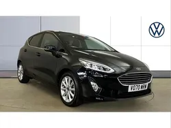Black Used 2020 Ford Fiesta Titanium Hatchback | £9,588 (Fair price)