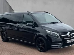 Black Used 2023 Mercedes V220 AMG line MPV | £58,174 (A bit pricey)