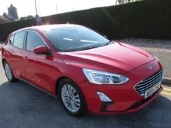 Red Used 2019 Ford Focus Titanium Hatchback | £12,495 (Fair price)