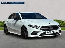 White Used 2022 Mercedes A180 Executive Hatchback | £20,249 (Fair price)