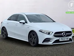 White Used 2021 Mercedes A35 AMG Active Sedan | £24,199 (Super price)