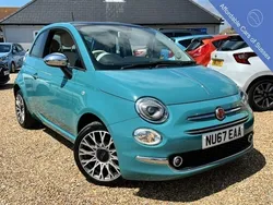 Green Used 2017 Fiat 500 S Hatchback | £6,995 (A bit pricey)