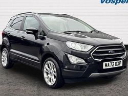 Black Used 2022 Ford Ecosport Titanium SUV | £13,245 (Fair price)
