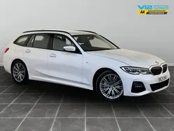 White Used 2021 BMW 330e M Sport Estate | £12,895 (Good price)
