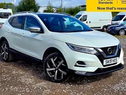 White Used 2018 Nissan Qashqai Tekna+ SUV | £12,988 (Fair price)
