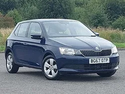 Blue Used 2017 Skoda Fabia SE Hatchback | £8,698 (Fair price)