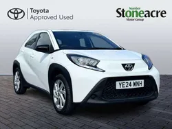 White Used 2024 Toyota Aygo PURE Hatchback | £13,250 (Fair price)
