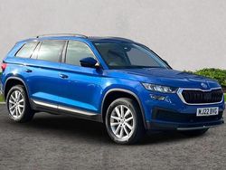 Race blue metallic Used 2022 Skoda Kodiaq SE SUV | £23,498 (Fair price)