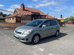 Silver Used 2008 Toyota Corolla Verso SR MPV | £2,990 (Fair price)