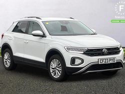 White Used 2023 VW T-Roc Life SUV | £19,799 (Fair price)