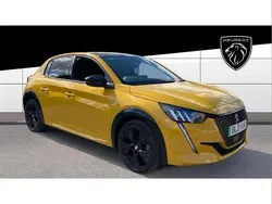 Yellow Used 2021 Peugeot e-208 GTi Hatchback | £12,093 (Fair price)