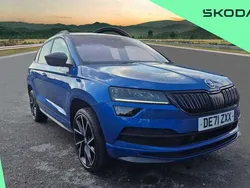 Blue Used 2021 Skoda Karoq SportLine SUV | £19,000 (Fair price)