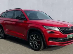 Velvet red metallic Used 2019 Skoda Kodiaq vRS SUV | £27,450 (Fair price)
