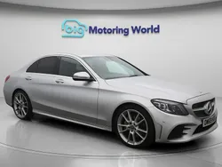 Silver Used 2020 Mercedes C220 AMG line Sedan | £20,700 (Fair price)