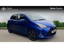 Blue Used 2018 Toyota Yaris Design Hatchback | £10,994 (Fair price)