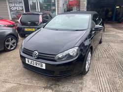 Black Used 2013 VW Golf Cabriolet SE Cabriolet | £6,995 (Fair price)