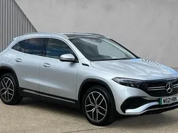 Iridium silver metallic Used 2021 Mercedes EQA250 AMG Line Premium SUV | £23,480 (Fair price)