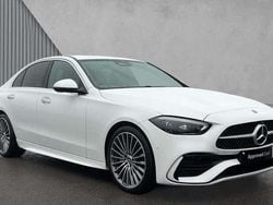 White Used 2024 Mercedes C220 AMG Line Premium Sedan | £36,580 (Expensive)