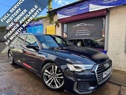 Blue Used 2022 Audi A6 S-Line Estate | £23,495 (Fair price)