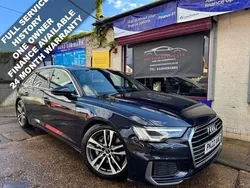 Blue Used 2022 Audi A6 S-Line Estate | £23,495