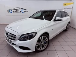 White Used 2016 Mercedes C350e Premium Estate | £10,295 (Fair price)