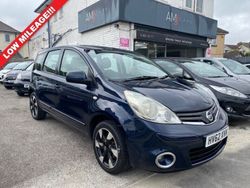 Blue Used 2012 Nissan Note Acenta MPV | £4,495 (Fair price)