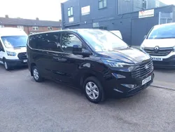 Black Used 2023 Ford Transit Custom Limited | £24,995 (Expensive)