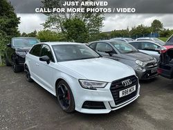 White Used 2017 Audi S3 Sportback Black Edition Hatchback | £18,495