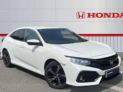 White Used 2017 Honda Civic SR Hatchback | £11,558 (Fair price)