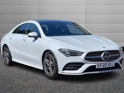 White Used 2020 Mercedes CLA180 AMG Line Premium Plus Sedan | £25,750 (Fair price)
