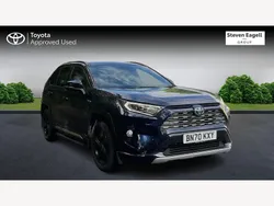 Blue/black Used 2020 Toyota RAV4 Hybrid SUV | £28,141 (Expensive)