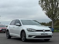 White Used 2018 VW Golf VII SE Hatchback | £8,995 (Good price)