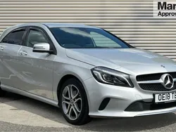 Silver Used 2018 Mercedes A160 Sport Edition Hatchback | £11,491 (Good price)