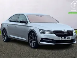 Silver Used 2021 Skoda Superb SportlinePlus Hatchback | £18,399 (Good price)
