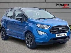 Arden blue Used 2019 Ford Ecosport ST-Line SUV | £10,295 (Fair price)