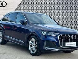 Blue Used 2021 Audi Q7 S-Line SUV | £34,828 (Fair price)