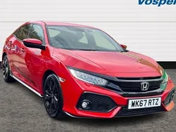 Red Used 2017 Honda Civic Sport Hatchback | £15,400 (Fair price)