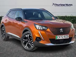 Orange Used 2022 Peugeot e-2008 GT SUV | £14,499 (Good price)