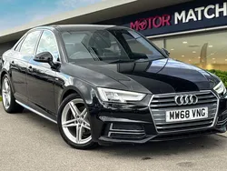 Black Used 2018 Audi A4 S-Line Sedan | £12,990 (Fair price)