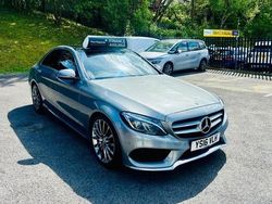 Silver Used 2016 Mercedes C220 AMG Line Premium Plus Sedan | £9,500 (Fair price)