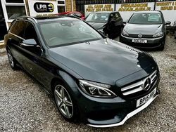 Grey Used 2015 Mercedes C250 AMG Line Premium Plus Estate | £13,995 (Fair price)