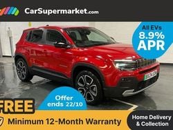 Red Used 2024 Jeep Avenger EV Summit SUV | £18,997 (Fair price)