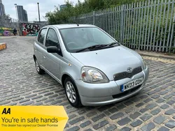 Silver Used 2003 Toyota Yaris Hatchback | £2,695 (Fair price)