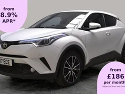 White Used 2017 Toyota C-HR SUV | £11,188 (Fair price)