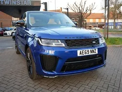 Blue Used 2019 Land Rover Range Rover Sport SVR SUV | £44,900 (Fair price)
