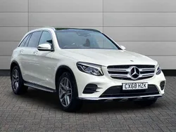 White Used 2018 Mercedes GLC220 AMG Line Premium SUV | £20,695 (Fair price)