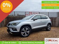 Silver Used 2017 Seat Ateca Ecomotive SUV | £8,840 (Good price)